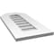Ekena Millwork Octagonal Top Surface Mount PVC Gable Vent w/ 3-1/2"W x 1"P Standard Frame, 12"W x 26"H GVPOT12X2601SN - alternate 2